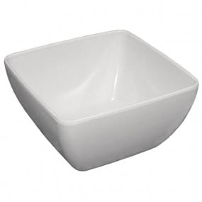 Ravier incurvé en mélamine blanc 190mm Kristallon