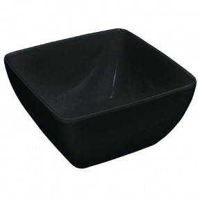 Bol incurvé en mélamine noir 190mm Kristallon