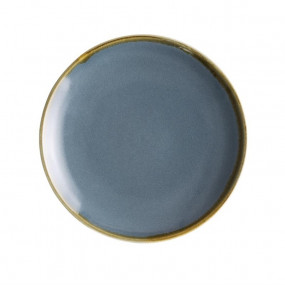 Assiettes plates rondes couleur océan Kiln Olympia 178mm lot de 6