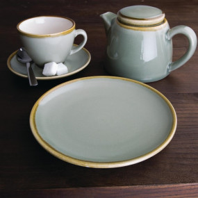 Assiettes plates rondes mousse Kiln Olympia 178mm lot de 6