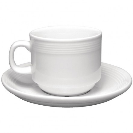 Soucoupe pour tasse à thé empilable Linear 20cl Olympia