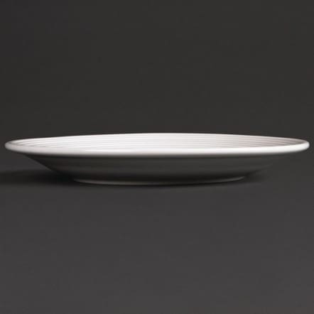Assiettes à bord large Olympia Linear 150mm