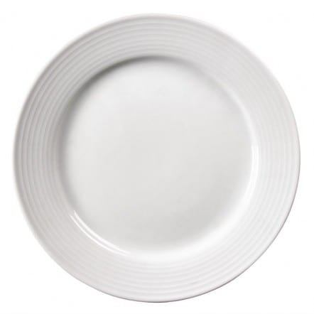 Assiettes à bord large Olympia Linear 250mm