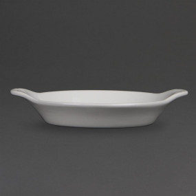 Plats ronds à oreilles blancs Olympia 170 x 140mm