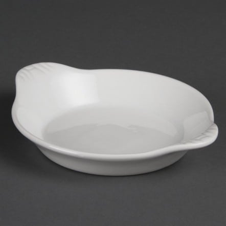 Plats ronds à oreilles blancs Olympia 170 x 140mm
