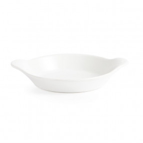 Plats ronds à oreilles blancs Olympia 170 x 140mm