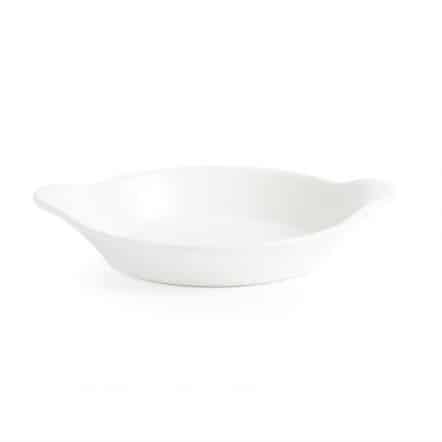 Plats ronds à oreilles blancs Olympia 170 x 140mm