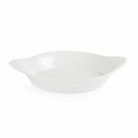 Plats ronds à oreilles blancs 156 x 126mm Olympia
