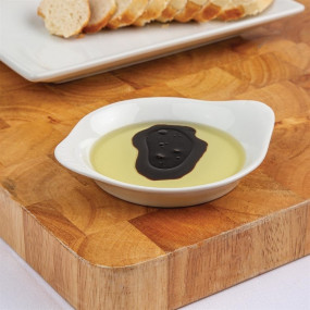 Plats ronds à oreilles blancs 156 x 126mm Olympia