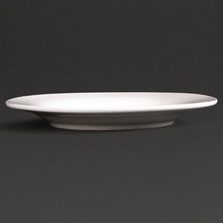 Assiettes rondes à bord large Lumina 150mm