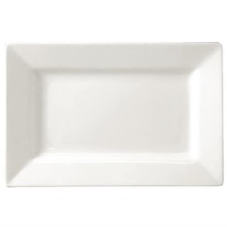 Assiettes rectangulaires à bord large Lumina 310 x 175mm