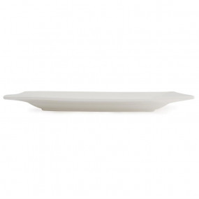 Assiettes carrées Lumina Fine China 265mm
