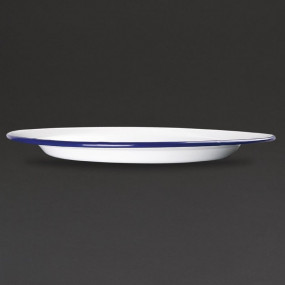 Assiette plate en acier...