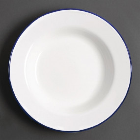 Assiette creuse en acier...