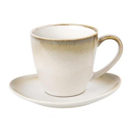 Soucoupes sable Birch Olympia 14 x 12,5 cm (x6)
