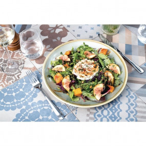 Assiette plate ronde couleur mousse Olympia Kiln 280mm