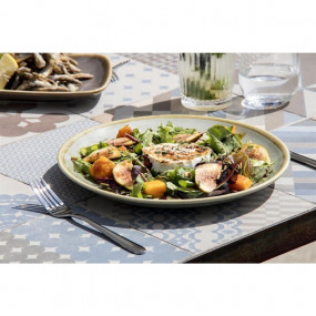 Assiette plate ronde couleur mousse Olympia Kiln 280mm