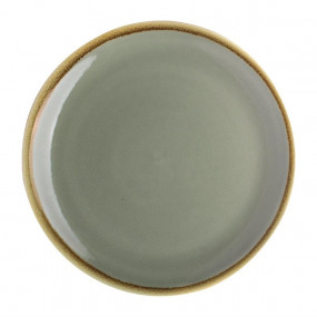 Assiette plate ronde couleur mousse Kiln Olympia 230mm lot de 6