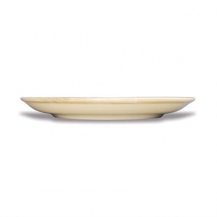 Assiette plate ronde couleur sable Kiln Olympia 230mm lot de 6