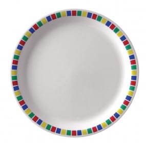 Assiettes en mélamine Kristallon Fairground 230mm