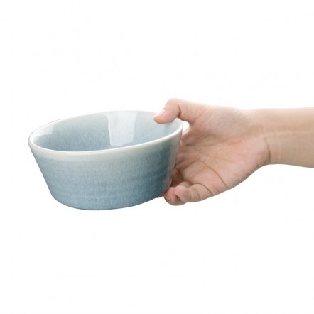 Bols ronds bleu cristallin Olympia Cavolo 14,3 cm