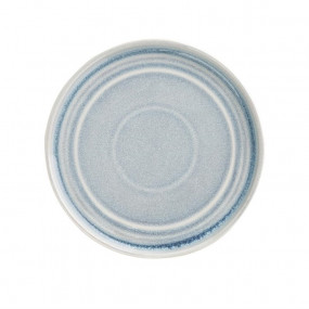 Assiette plate bleu cristallin Olympia Cavolo 18 cm