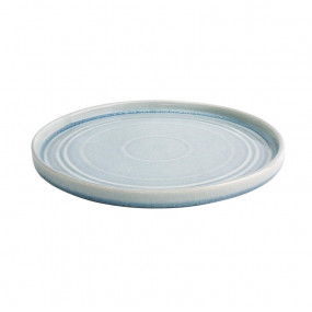 Assiette plate bleu...
