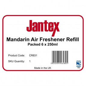 Recharges assainisseur d'air 270ml Jantex mandarine