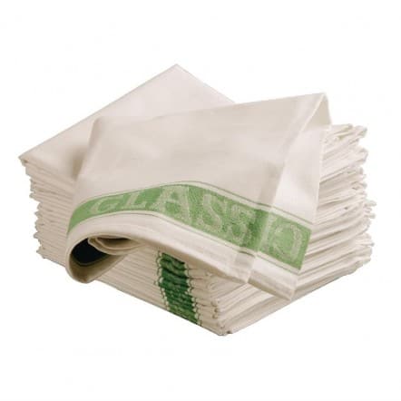 Essuie-verres Vogue verts
