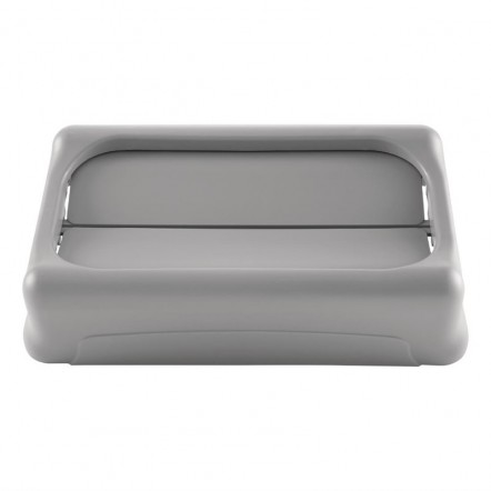 Couvercle gris pour déchets divers Rubbermaid