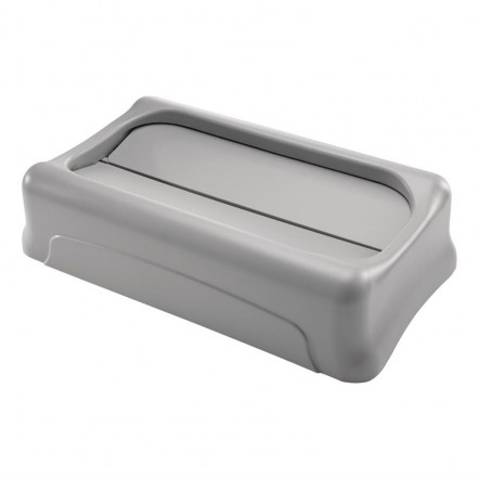 Couvercle gris pour déchets divers Rubbermaid