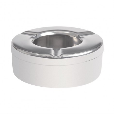 Cendrier inox anti-vent Olympia 90mm x 6