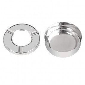 Cendrier inox anti-vent Olympia 90mm x 6