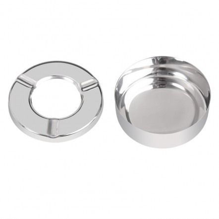 Cendrier inox anti-vent Olympia 90mm x 6