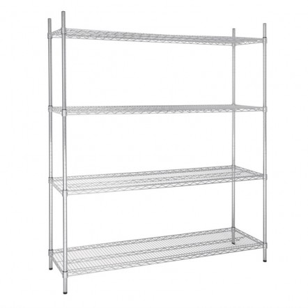 Etagère modulaire 4 niveaux 1525x457mm Vogue