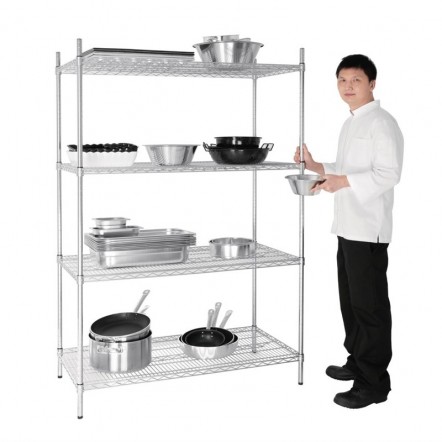 Étagère en kit 4 niveaux Vogue 1220 x 610mm