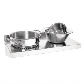 Etagère murale en acier inoxydable Vogue 600mm
