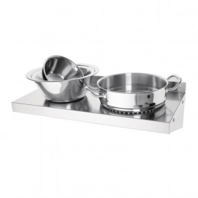 Etagère murale en acier inoxydable Vogue 600mm