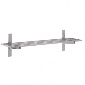 Etagère murale ajourée inox...