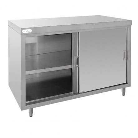 Placard sur pied en acier inoxydable Vogue 1200mm