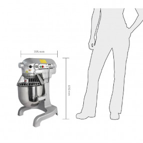 Batteur planétaire Buffalo 9L 550W