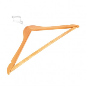 Cintres en bois avec anneau de sécurité Bolero
