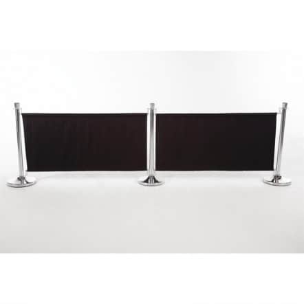 Barrière en toile Bolero noire