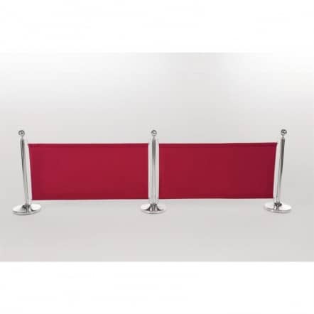 Barrière en toile Bolero rouge