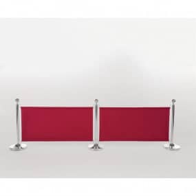 Barrière en toile Bolero rouge