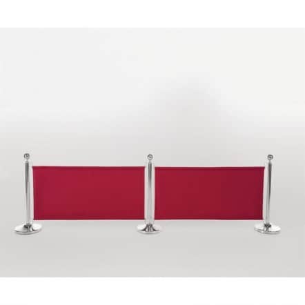 Barrière en toile Bolero rouge
