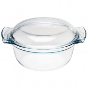 Cocotte ronde en verre Pyrex 3,5L