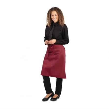 Tablier serveur Whites bordeaux