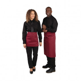 Tablier serveur Whites bordeaux
