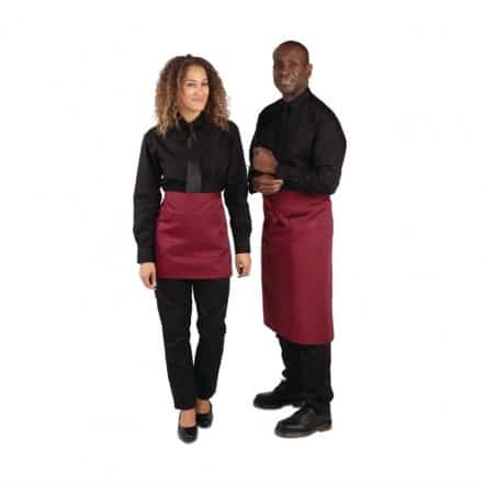 Tablier serveur Whites bordeaux